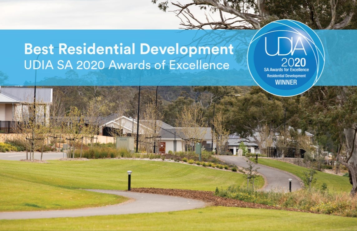 Newenham Adelaide Hills Wins UDIA SA 2020 Awards for Excellence